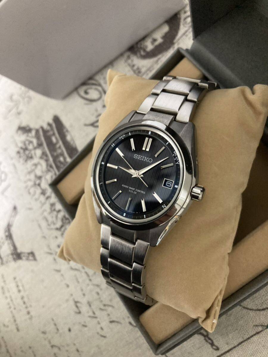 美品 現行モデル セイコー SEIKO ブライツ チタン 電波ソーラー 美品 現行モデル セイコー SEIKO ブライツ チタン 電波ソーラー