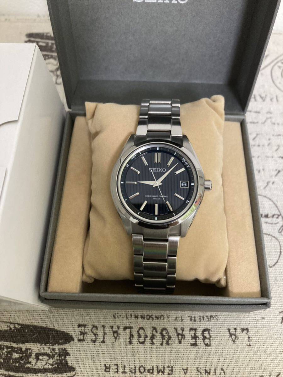 美品 現行モデル セイコー SEIKO ブライツ チタン 電波ソーラー 美品 現行モデル セイコー SEIKO ブライツ チタン 電波ソーラー