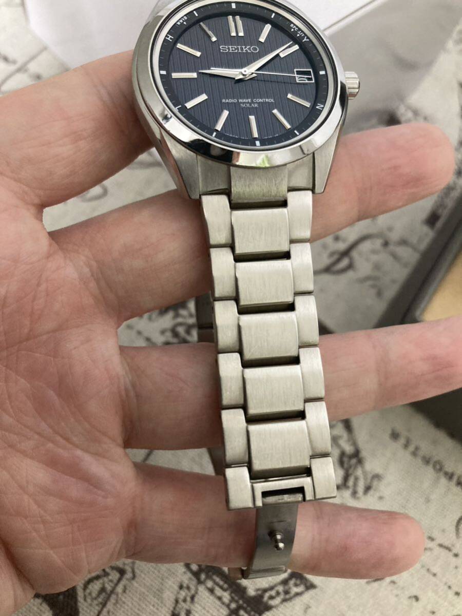 美品 現行モデル セイコー SEIKO ブライツ チタン 電波ソーラー 美品 現行モデル セイコー SEIKO ブライツ チタン 電波ソーラー