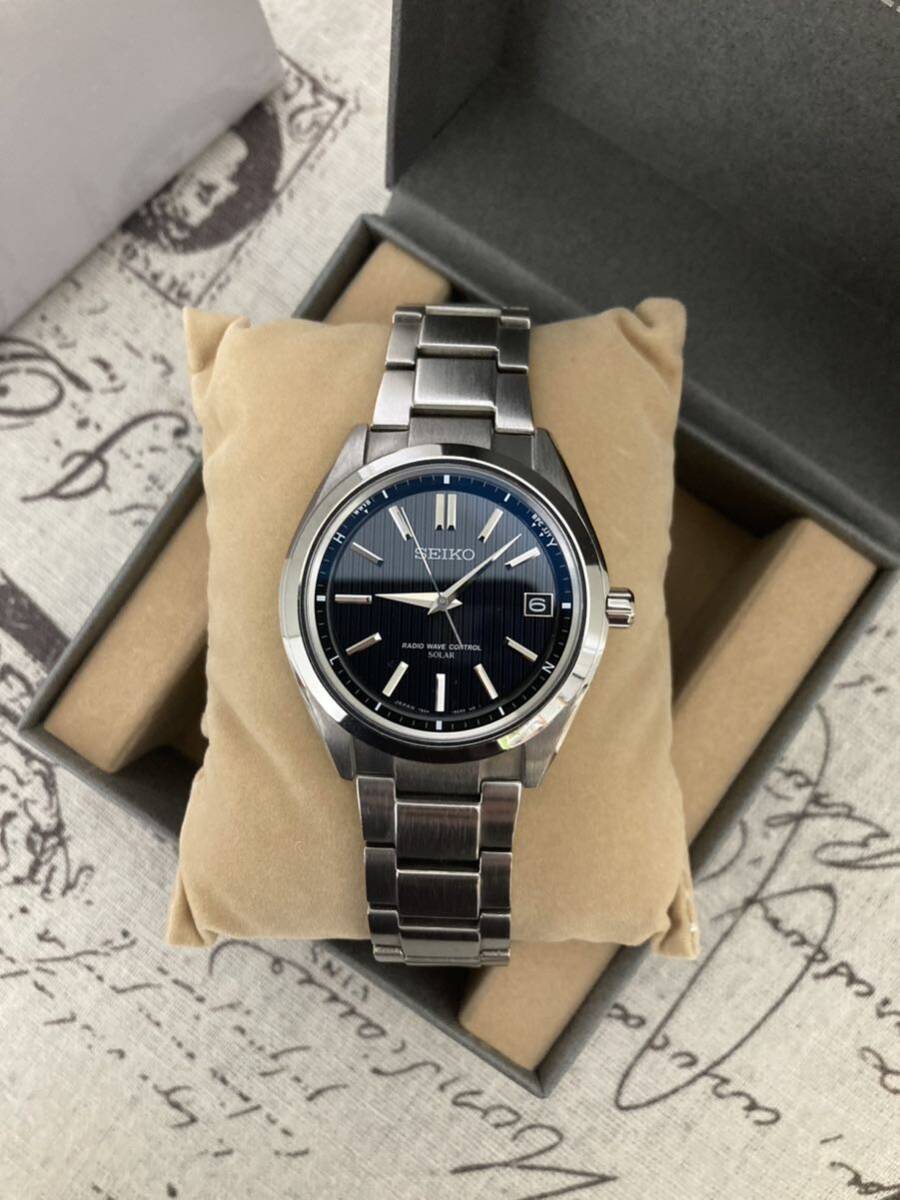 美品 現行モデル セイコー SEIKO ブライツ チタン 電波ソーラー 美品 現行モデル セイコー SEIKO ブライツ チタン 電波ソーラー