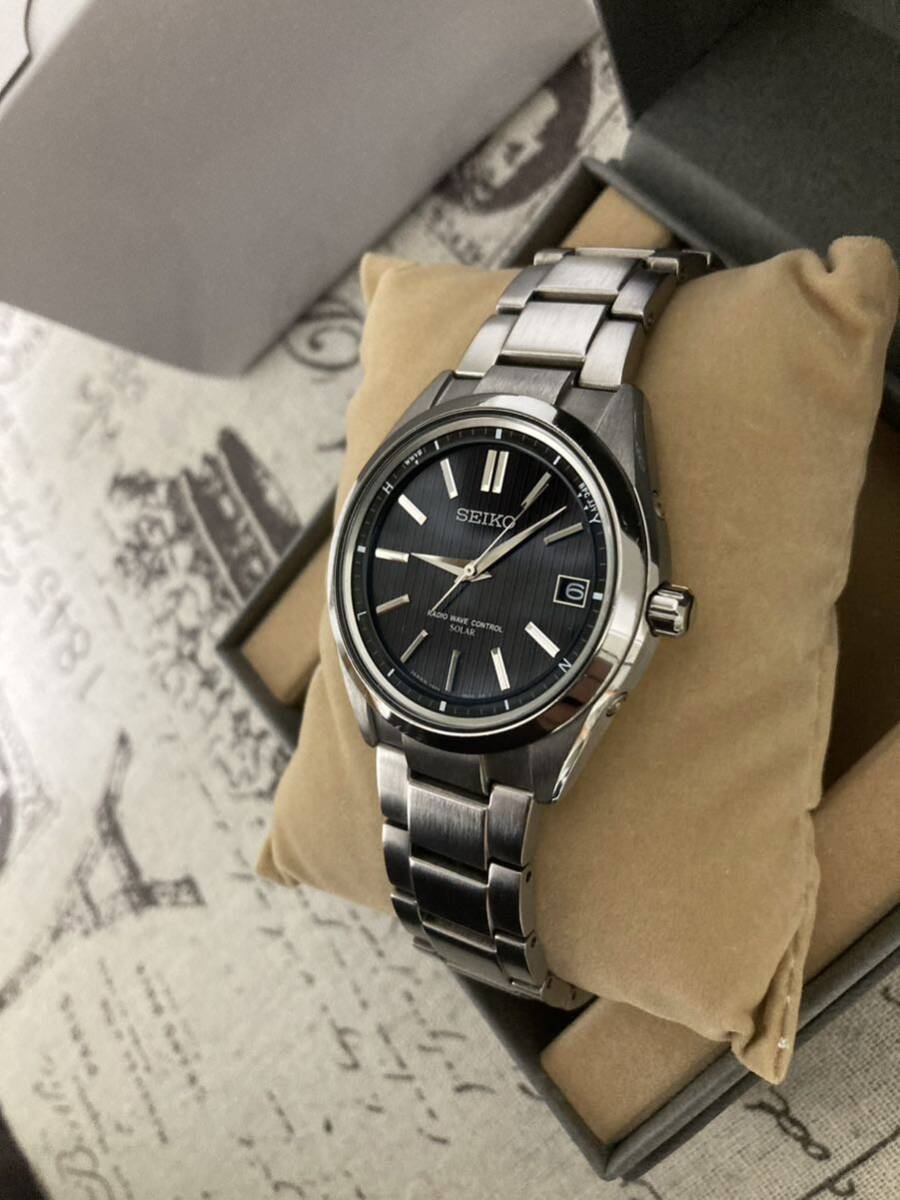 美品 現行モデル セイコー SEIKO ブライツ チタン 電波ソーラー 美品 現行モデル セイコー SEIKO ブライツ チタン 電波ソーラー