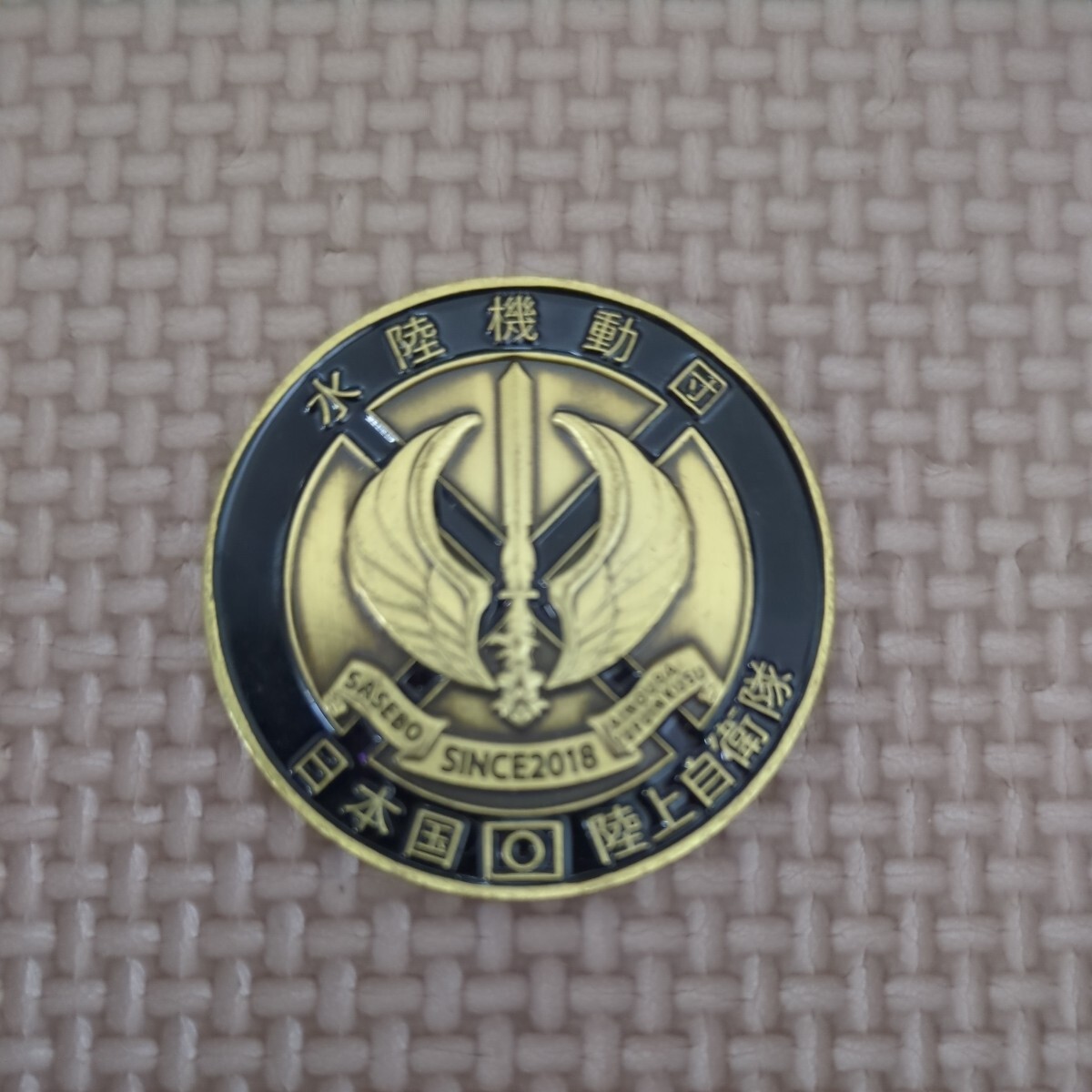 チャレンジコイン 水陸機動団 COMMANDING OFFICER 希少 レア チャレンジコイン 水陸機動団 COMMANDING OFFICER 希少 レア