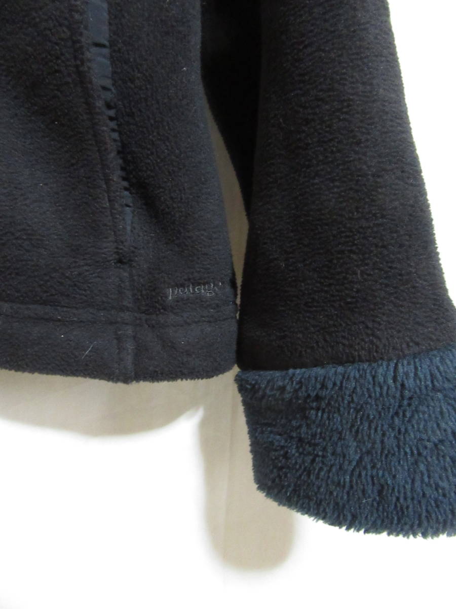 ☆☆送料無料☆☆Patagonia☆シンチラフリースジャケット☆黒☆襟ボア☆M☆F9☆_画像3