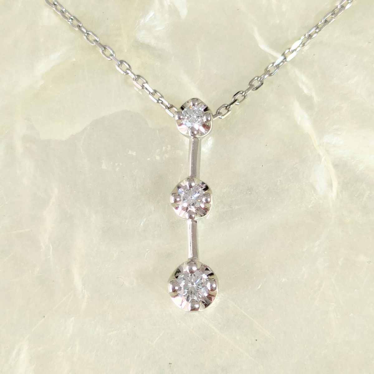 専門ショップ 4℃ BLJ|ジュエリー Pt850 一粒 ダイヤモンド ダイヤ ネックレス ネックレス、ペンダント、チョーカー