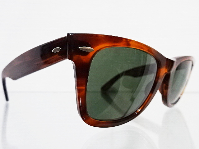 廃盤 80s 美品 B&L L2052 鼈甲調 5022 ウェイファーラー RAYBAN 廃盤 80s 美品 B&L L2052 鼈甲調 5022 ウェイファーラー RAYBAN