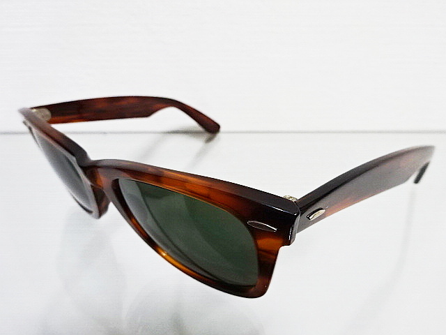 廃盤 80s 美品 B&L L2052 鼈甲調 5022 ウェイファーラー RAYBAN 廃盤 80s 美品 B&L L2052 鼈甲調 5022 ウェイファーラー RAYBAN