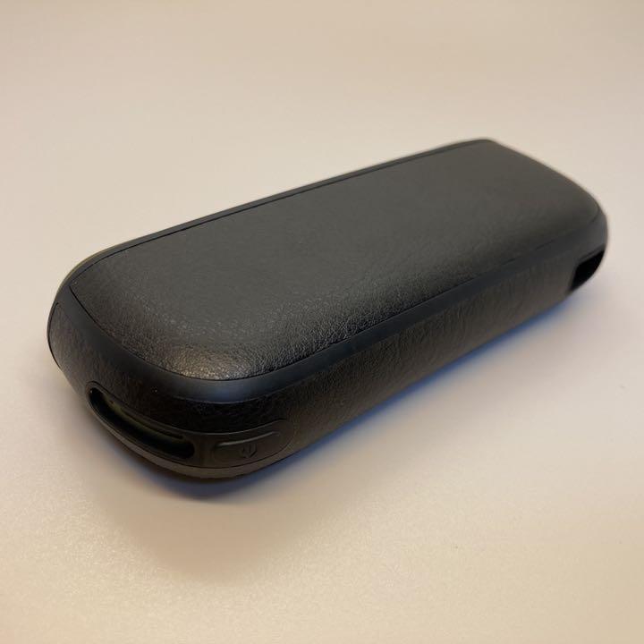 iqos イルマ アイコス 専用 ケース ドアカバー 黒 レザー調 iqos イルマ アイコス 専用 ケース ドアカバー 黒 レザー調