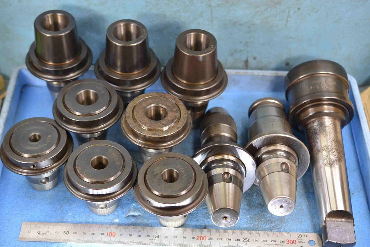 NIKKEN NQM5-40 MT5 ノンストップチャックホルダーセット 中古 NIKKEN NQM5-40 MT5 ノンストップチャックホルダーセット 中古