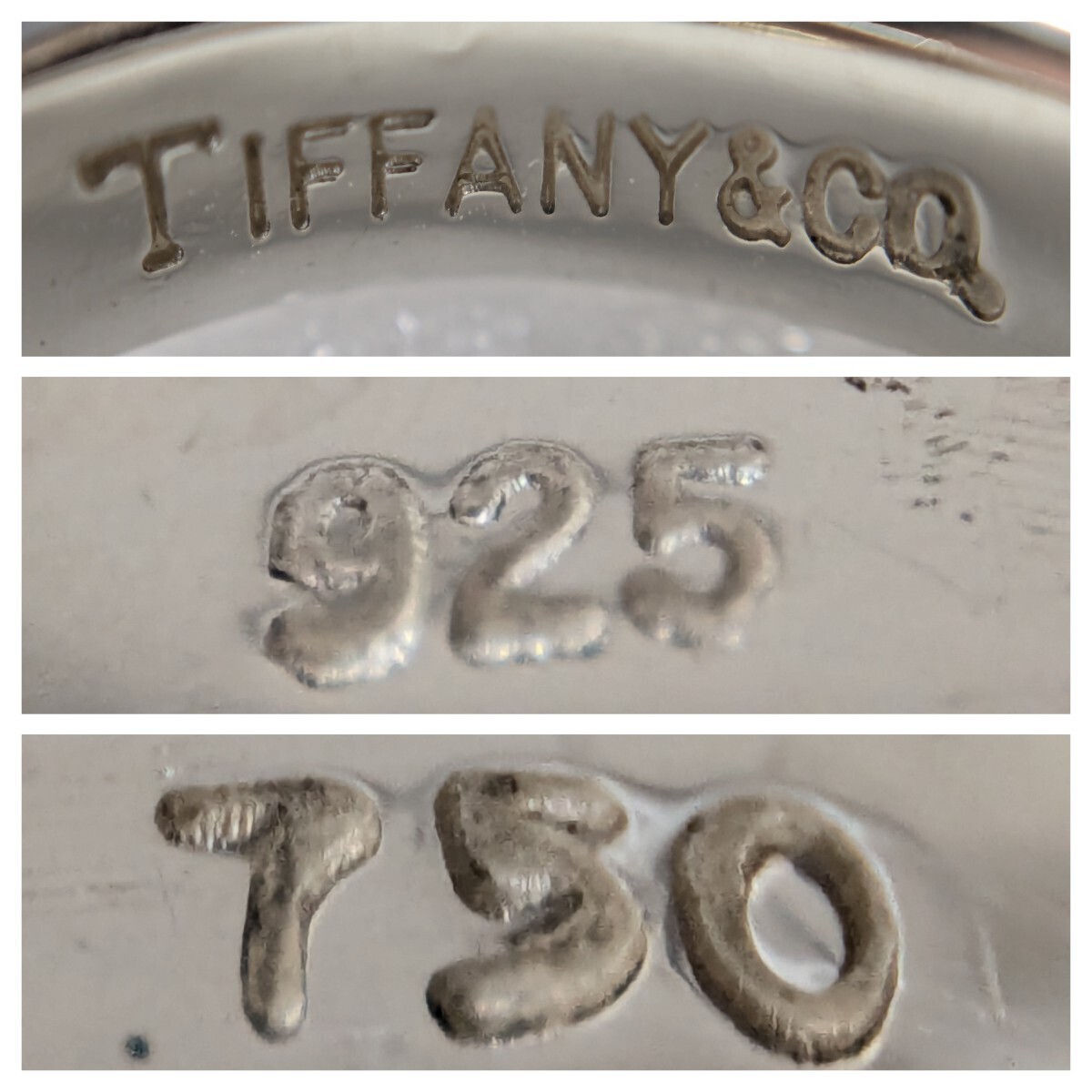 ①【TIFFANY&Co 】ティファニー フック&アイ ラブノット コンビ ①【TIFFANY&Co 】ティファニー フック&アイ ラブノット コンビ