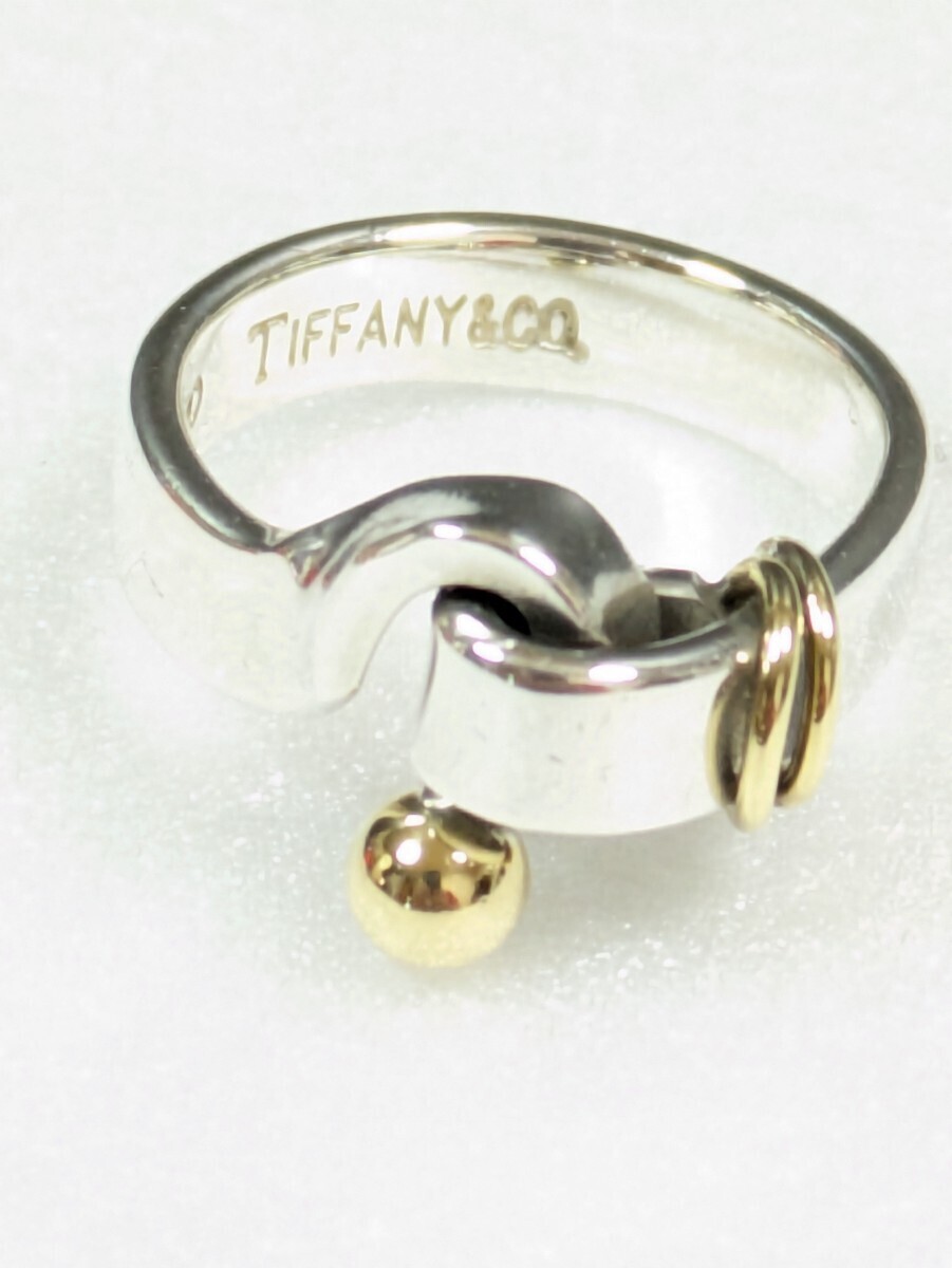 ①【TIFFANY&Co 】ティファニー フック&アイ ラブノット コンビ ①【TIFFANY&Co 】ティファニー フック&アイ ラブノット コンビ