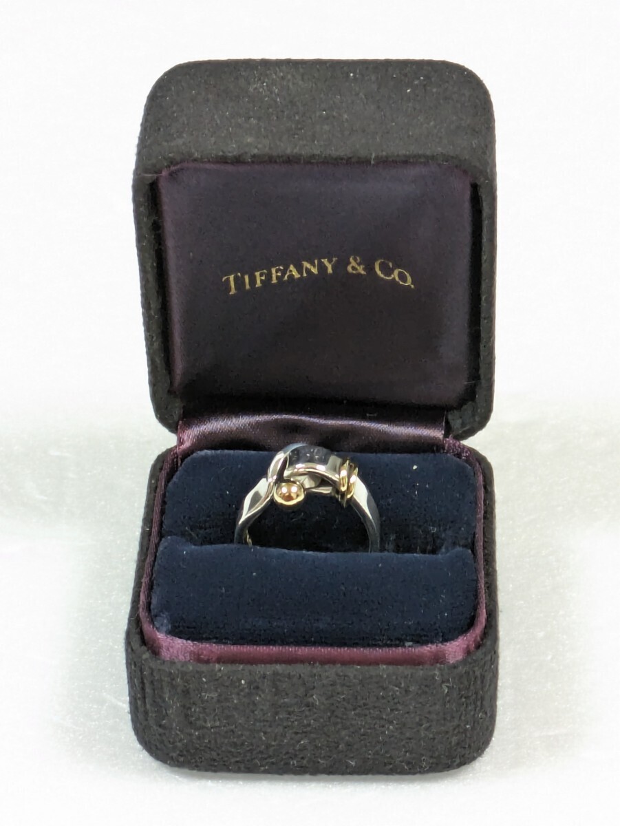 ①【TIFFANY&Co 】ティファニー フック&アイ ラブノット コンビ ①【TIFFANY&Co 】ティファニー フック&アイ ラブノット コンビ