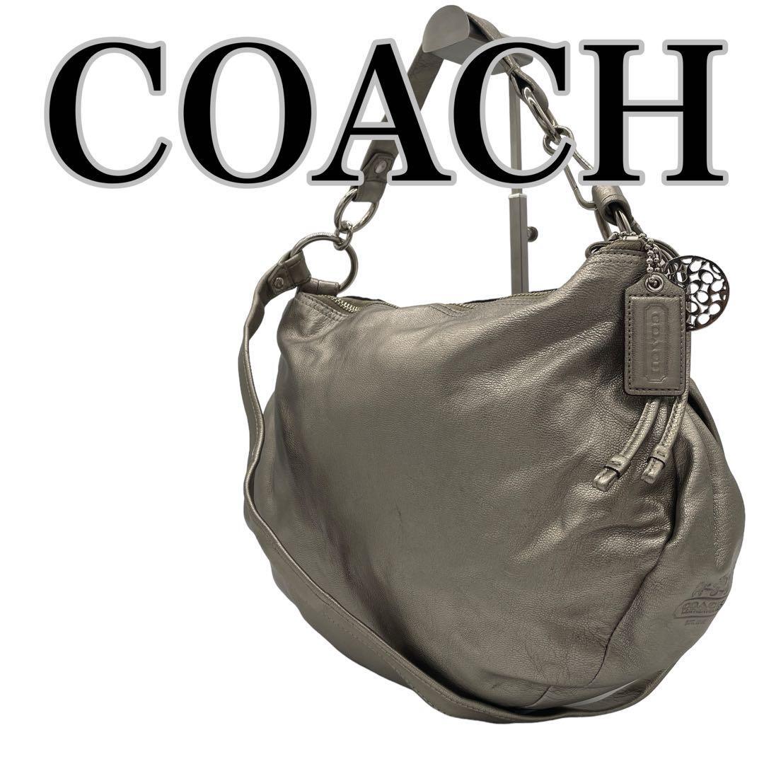 COACH コーチ 2WAY ショルダーバッグ シルバー 13708|Yahoo COACH コーチ 2WAY ショルダーバッグ シルバー 13708|Yahoo