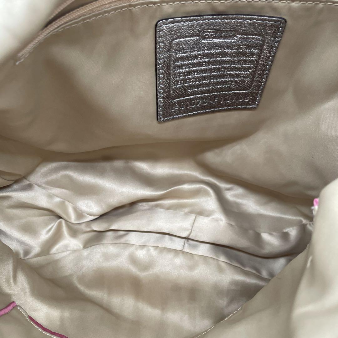 COACH コーチ 2WAY ショルダーバッグ シルバー 13708|Yahoo COACH コーチ 2WAY ショルダーバッグ シルバー 13708|Yahoo