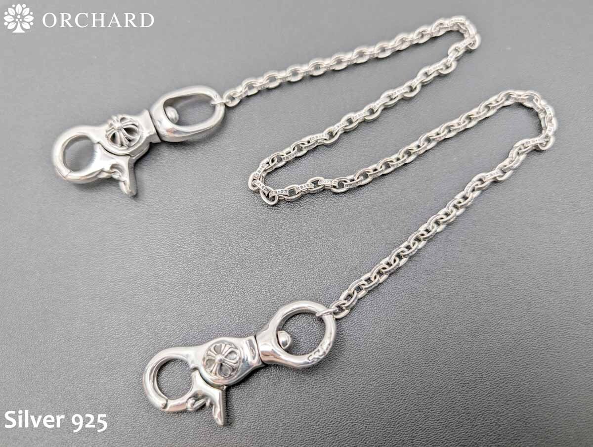 美品 匿名配送 シルバー925 ローラーウォレットチェーン クロス 美品 匿名配送 シルバー925 ローラーウォレットチェーン クロス