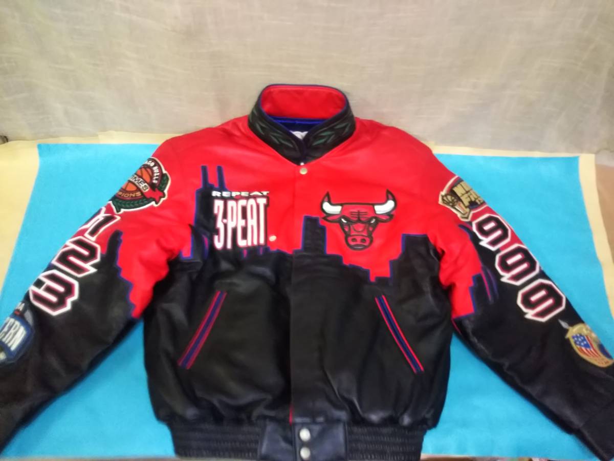 chicago bulls jacket leather