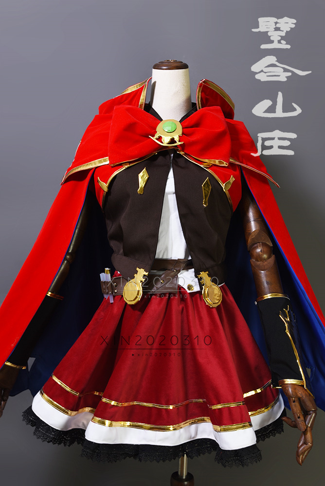 GBF グランブルーファンタジー フェリ コスプレ衣装風(ウィッグ GBF グランブルーファンタジー フェリ コスプレ衣装風(ウィッグ