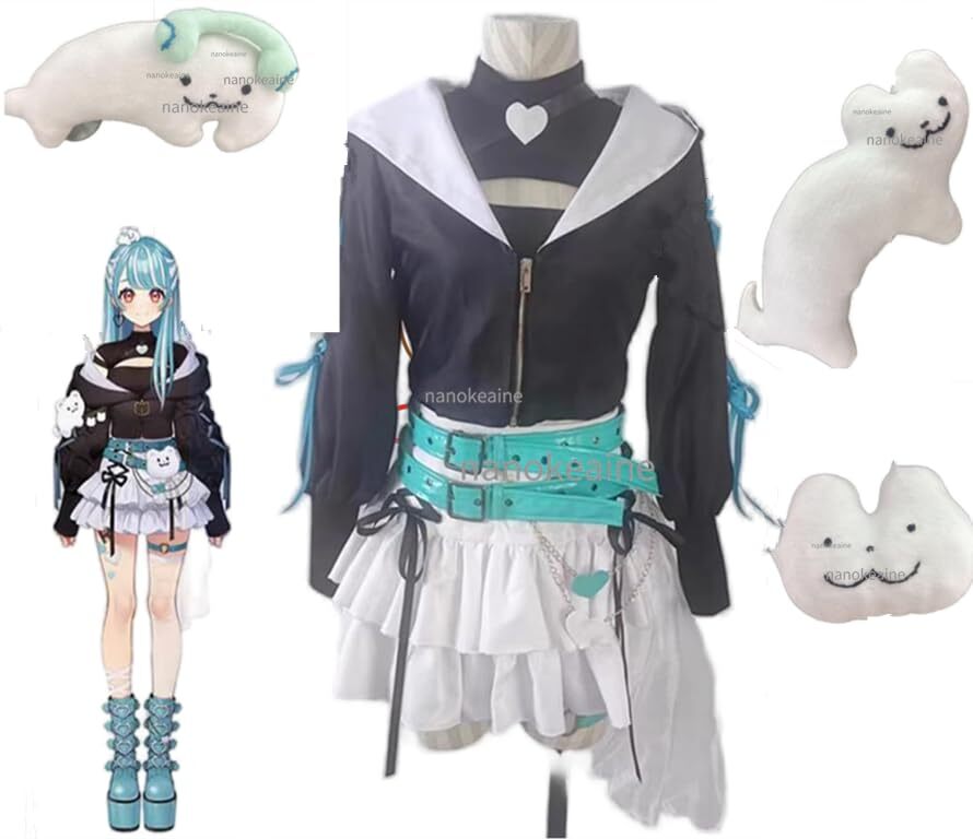 実物撮影! バーチャル YouTuber VTuber 白波 らむね コスプレ 実物撮影! バーチャル YouTuber VTuber 白波 らむね コスプレ