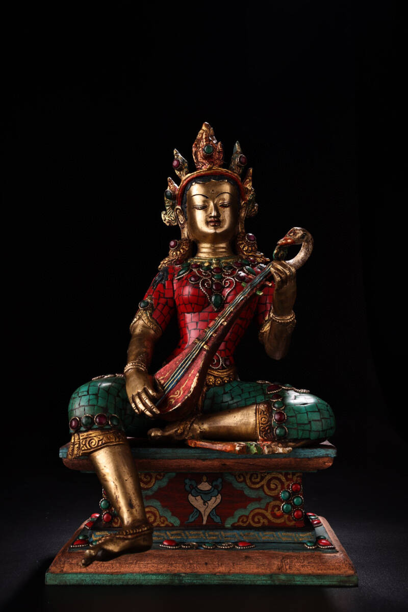 超珍館蔵】銅製 塗金 釋迦摩尼像 置物 古賞物 古美術品 稀少珍蔵 超珍館蔵】銅製 塗金 釋迦摩尼像 置物 古賞物 古美術品 稀少珍蔵