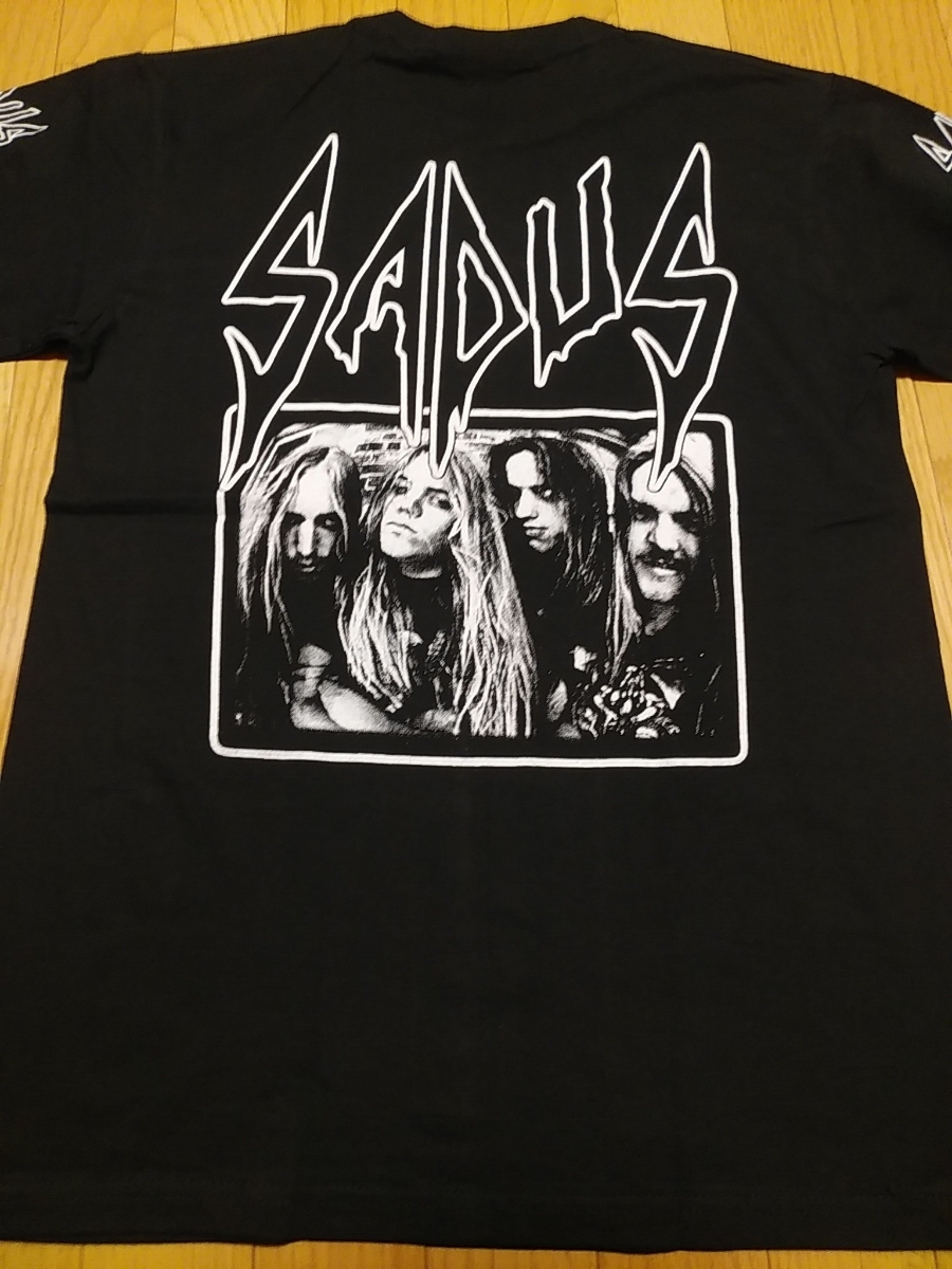 SADUS 長袖 Tシャツ swallowed in black 黒M / entombed autopsy exhumed suffocation earache morbid angel_画像6