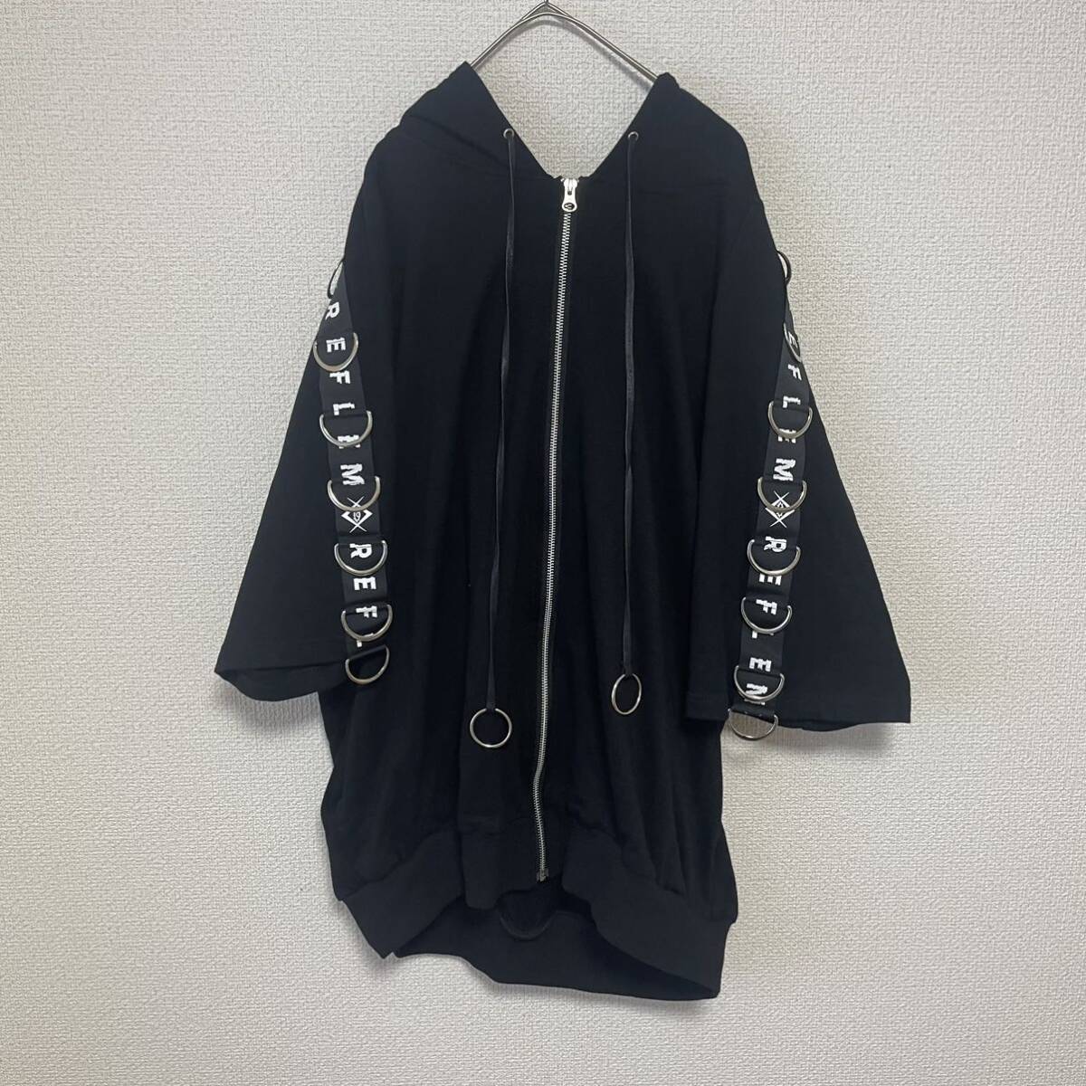 超希少品・入手困難】REFLEM レフレム Dリングロゴテープ半袖ZIP 超希少品・入手困難】REFLEM レフレム Dリングロゴテープ半袖ZIP