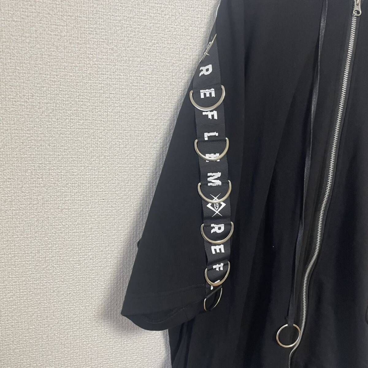 超希少品・入手困難】REFLEM レフレム Dリングロゴテープ半袖ZIP 超希少品・入手困難】REFLEM レフレム Dリングロゴテープ半袖ZIP