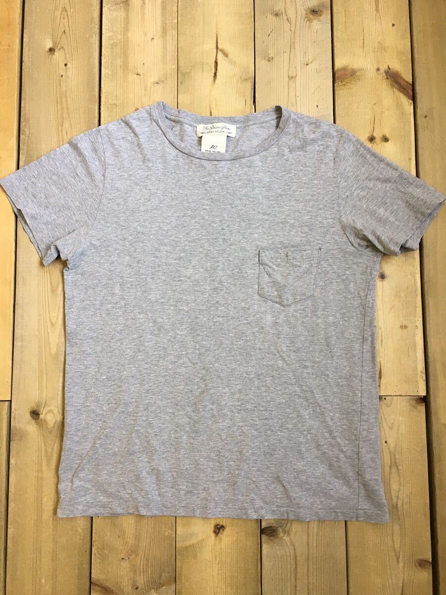 ★ REMI RELIEF ◆ ポケット Tシャツ グレー XLサイズ 半袖 カットソー ポケT レミレリーフ ◆W5 MQこ9N-01