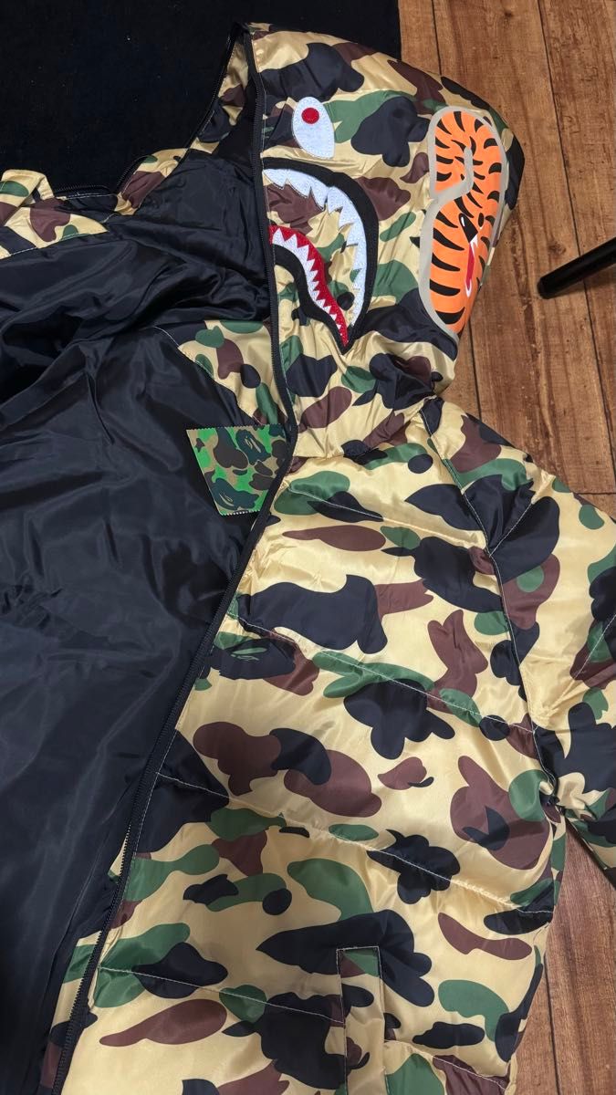a bathing ape BAPE エイプ シャーク ダウンジャケット|Yahoo a bathing ape BAPE エイプ シャーク ダウンジャケット|Yahoo