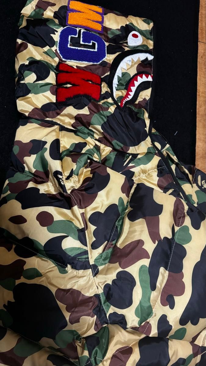 a bathing ape BAPE エイプ シャーク ダウンジャケット|Yahoo a bathing ape BAPE エイプ シャーク ダウンジャケット|Yahoo