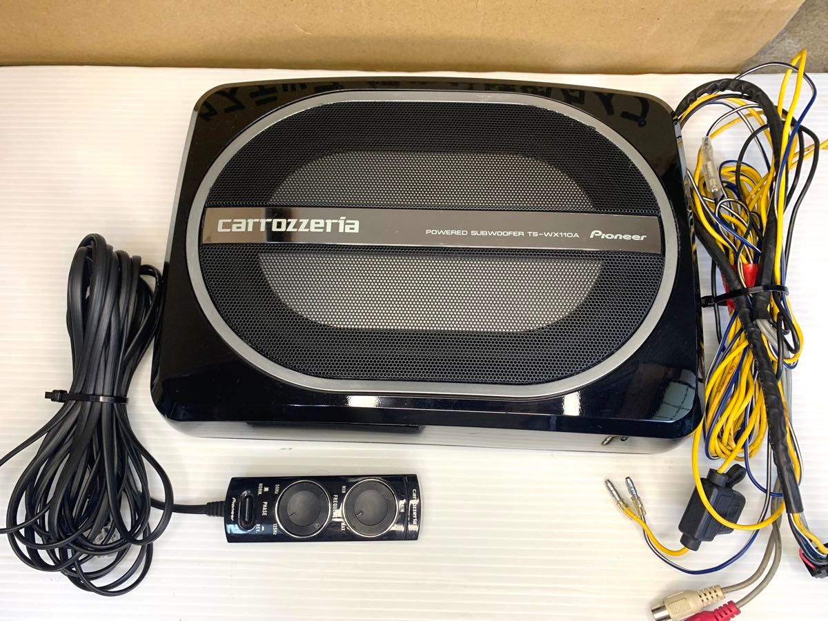 名機 改良品カロッツェリアcarrozzeria サブウーファーTS-WX110A 名機 改良品カロッツェリアcarrozzeria サブウーファーTS-WX110A