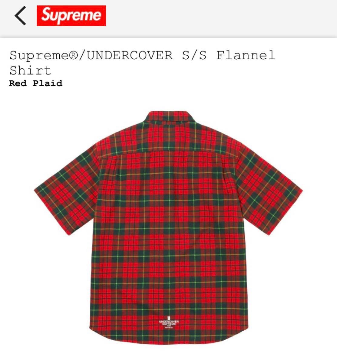 Supreme Undercover S/S Flannel Shirt シュプリーム アンダー Supreme Undercover S/S Flannel Shirt シュプリーム アンダー
