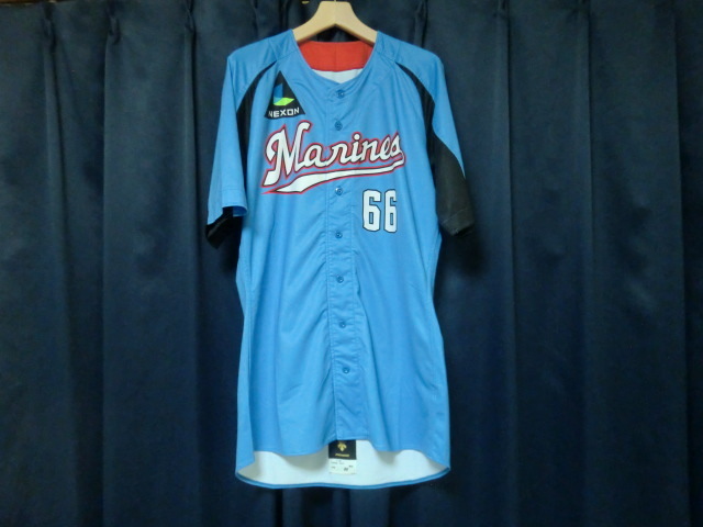 ロッテ マリーンズ #66 岡田幸文 プロコレ ユニフォーム ロッテ マリーンズ #66 岡田幸文 プロコレ ユニフォーム