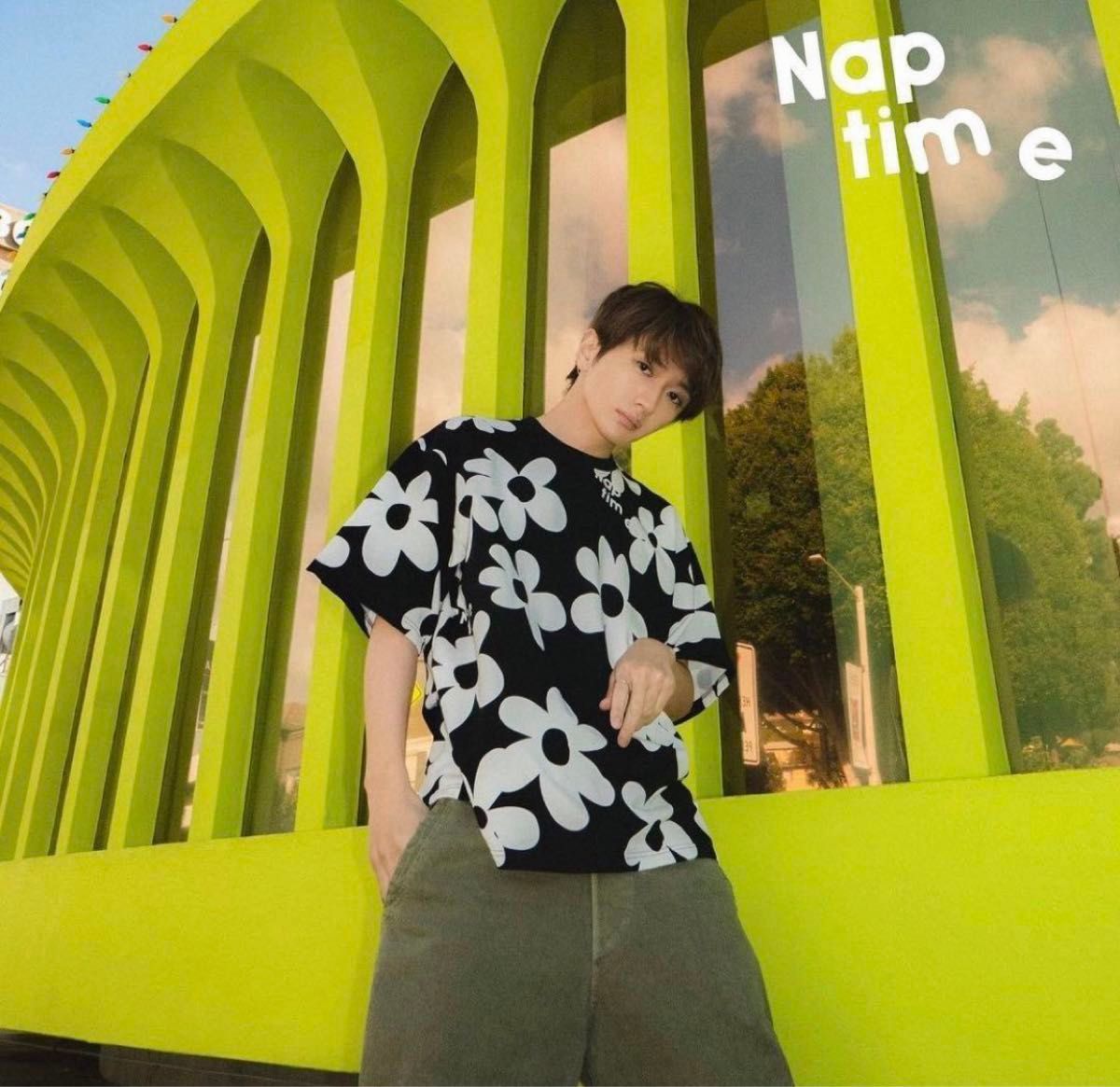 Naptime ナップタイム フラワー総柄プリント Tシャツ Nissy Naptime ナップタイム フラワー総柄プリント Tシャツ Nissy