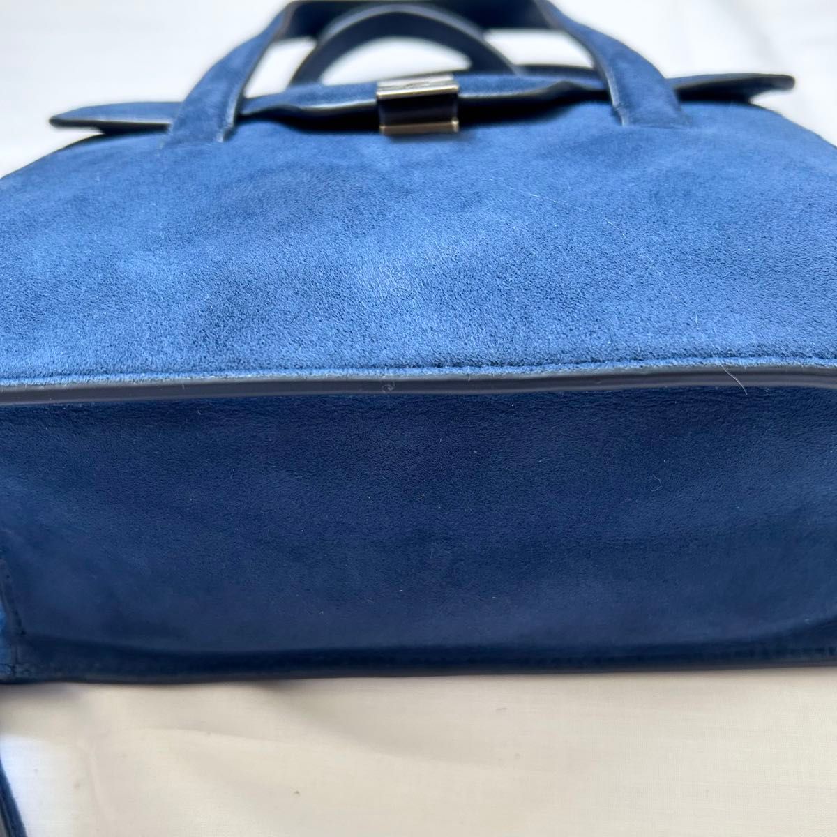 極美品 2way アニエスベー ショルダーバッグ ブルー 羊革 miyuki 極美品 2way アニエスベー ショルダーバッグ ブルー 羊革 miyuki