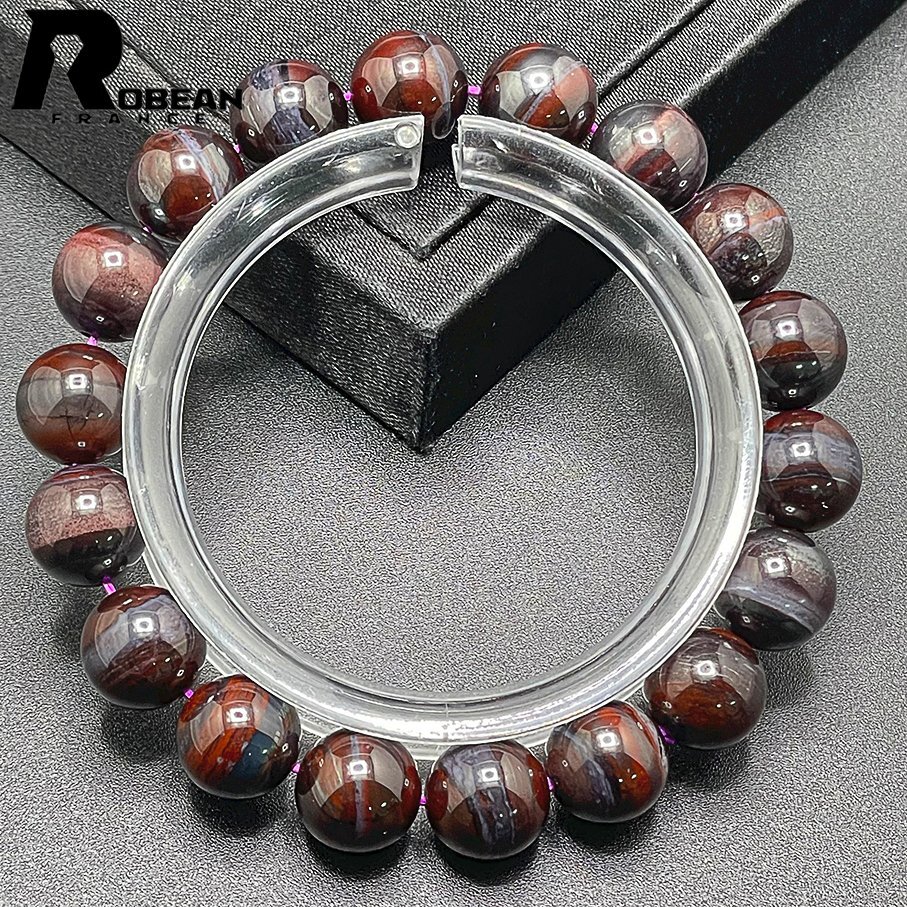 ..EU made regular price 12 ten thousand jpy *ROBEAN*sgi light Japanese cedar stone * bracele Power Stone natural stone beautiful flat peace amulet 10.7-11mm C603850