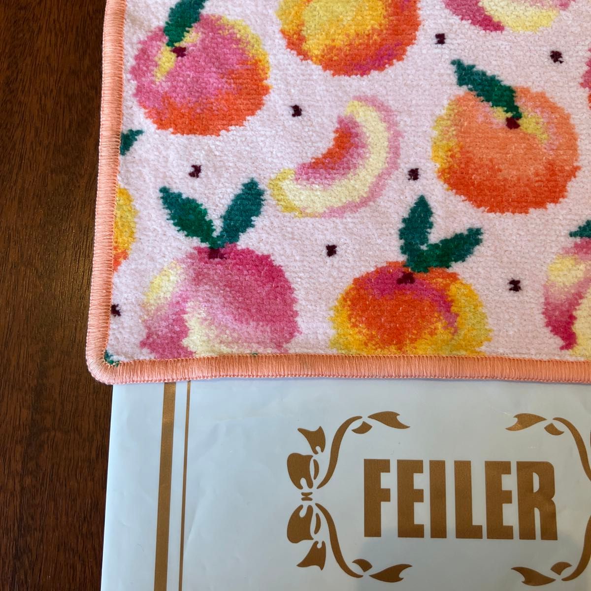 新品 ラブラリーバイフェイラーハンカチピーチドット 新品 新品 ラブラリーバイフェイラーハンカチピーチドット 新品
