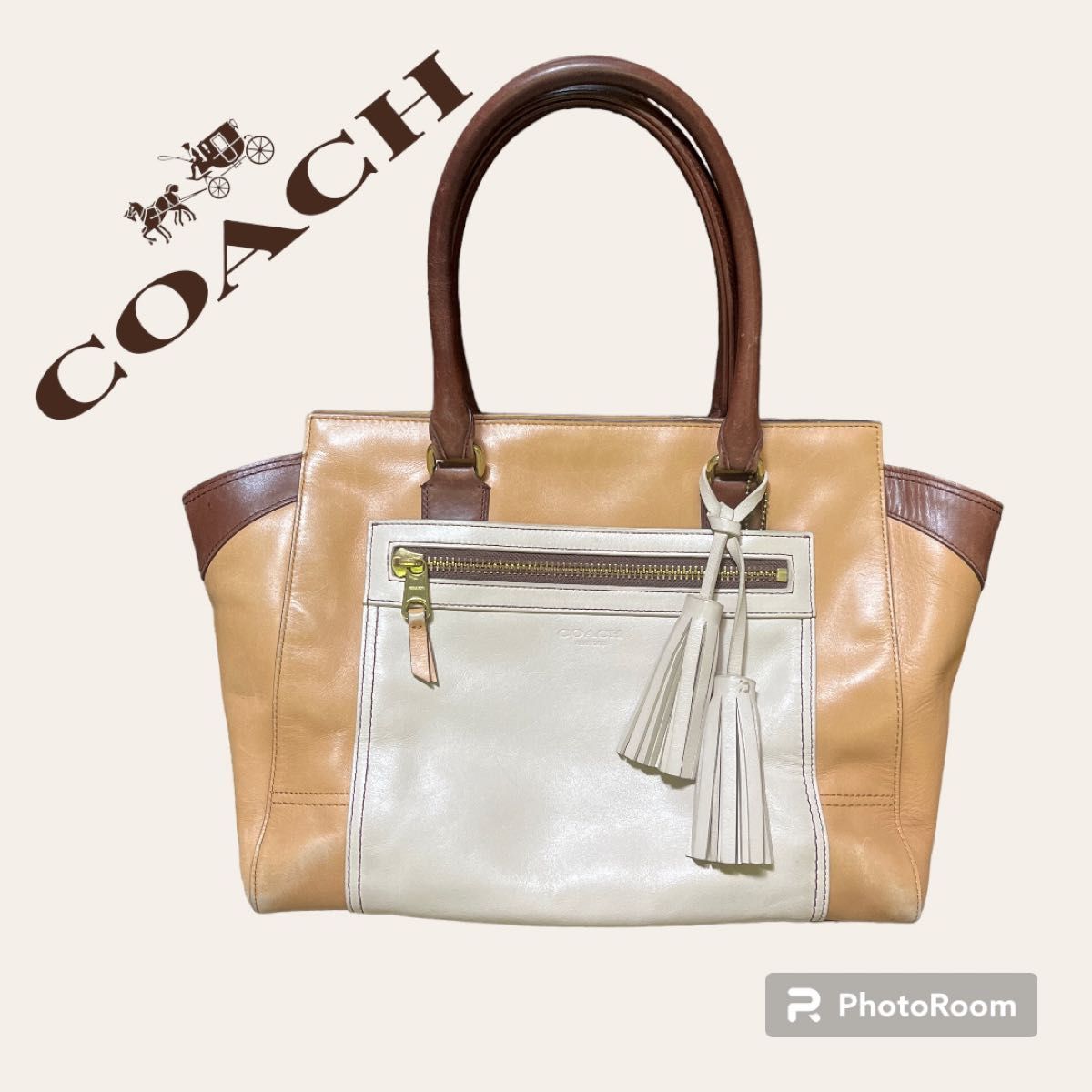 COACH/コーチ レガシー バイカラー ハンドバッグ|Yahoo!フリマ COACH/コーチ レガシー バイカラー ハンドバッグ|Yahoo!フリマ