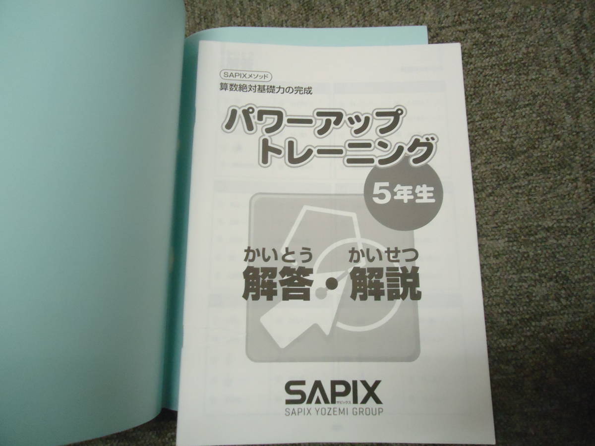 書き込み小 良品 サピックス 小5 算数絶対基礎力の完成 パワー 書き込み小 良品 サピックス 小5 算数絶対基礎力の完成 パワー