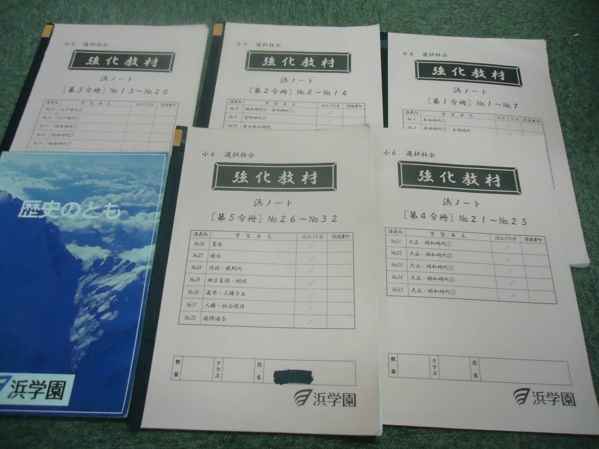 日本yahoo拍賣 樂淘letao代購代標第一品牌 駿台 浜学園 6年 小6