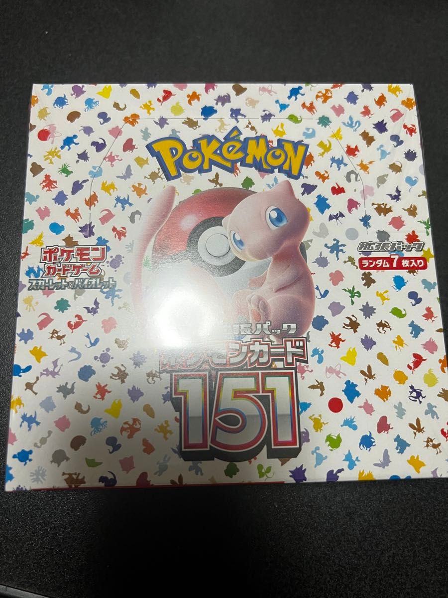 ポケモンカード 151 BOX シュリンク付き 1BOX ポケモンカード 151 BOX シュリンク付き 1BOX