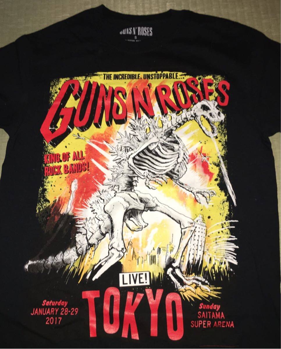 ヤフオク! - GUNS N'ROSESのTシャツ☆サイズS☆埼玉スーパー...