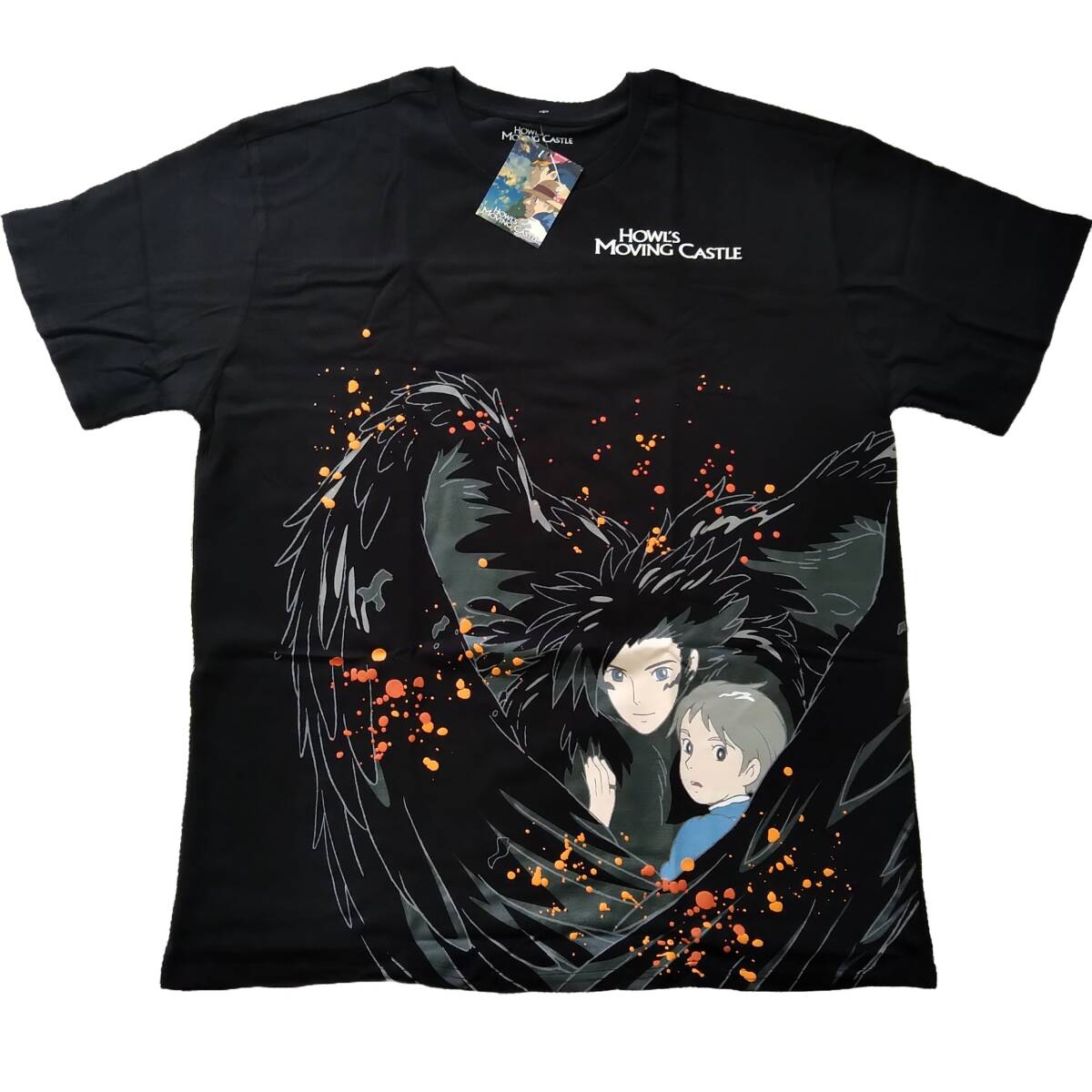 ハウルの動く城 Tシャツ XLサイズ 黒 映画T ムービーT アニメT ハウルの動く城 Tシャツ XLサイズ 黒 映画T ムービーT アニメT