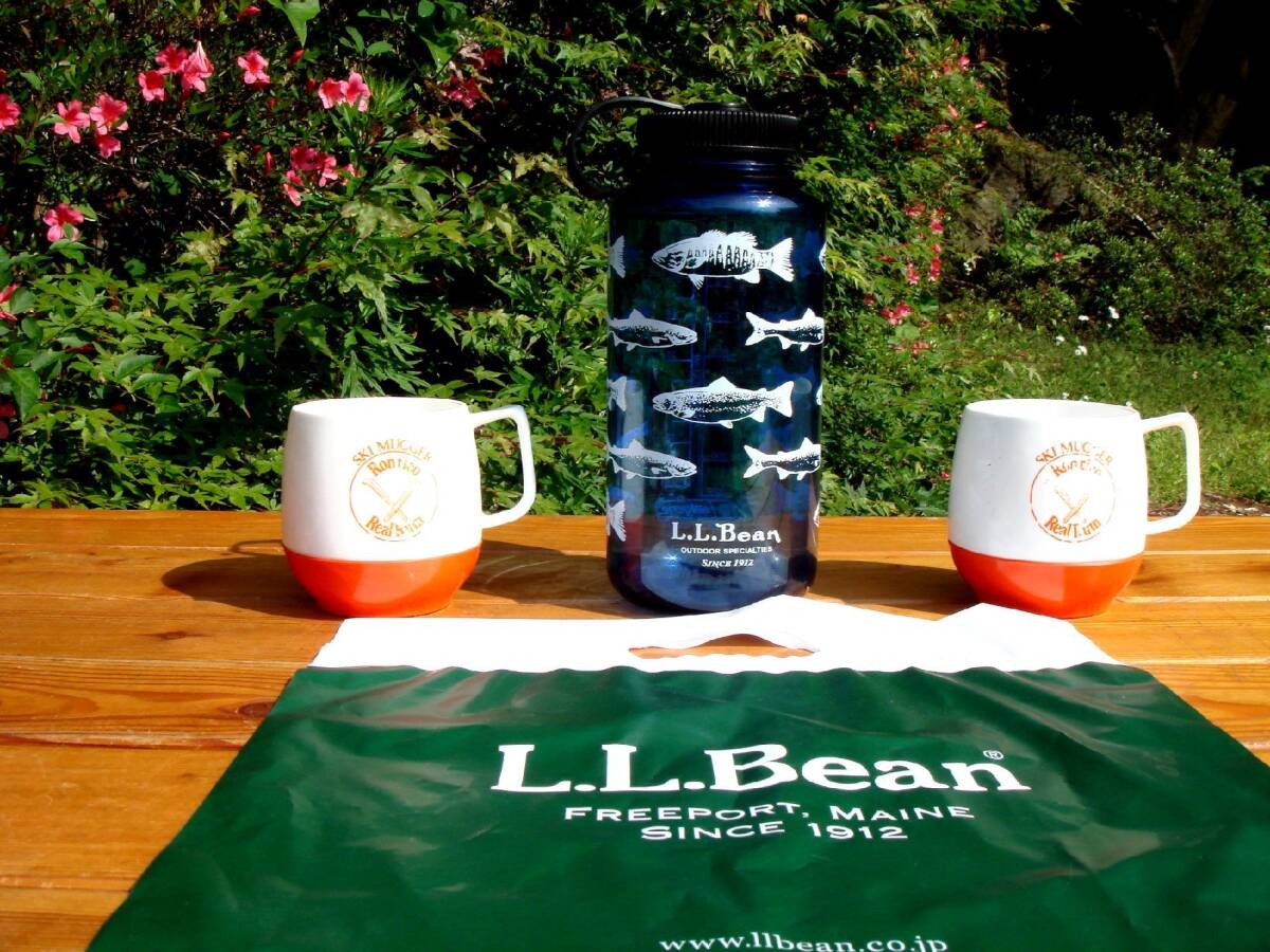 当店在庫してます! 入手困難★デッドストック【Nalgene/L.L.Bean】お宝ナルゲンボトル★限定プリントモデルBLUE★Made in U.S.A.♪ その他