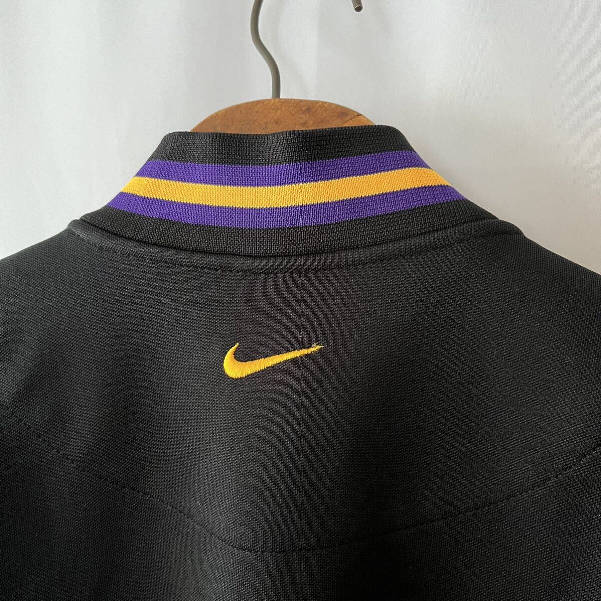 00s NIKE LOS ANGELS LAKERS メッシュ ウォームアップシャツ L 00s NIKE LOS ANGELS LAKERS メッシュ ウォームアップシャツ L