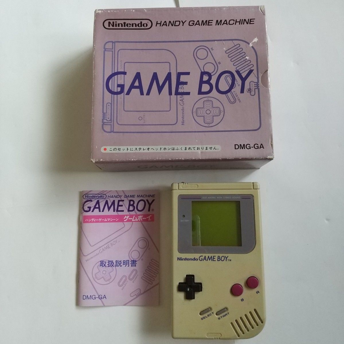 GAME BOY 初代 ゲームボーイ DMG-01 DMG-GA 通電確認済み GAME BOY 初代 ゲームボーイ DMG-01 DMG-GA 通電確認済み