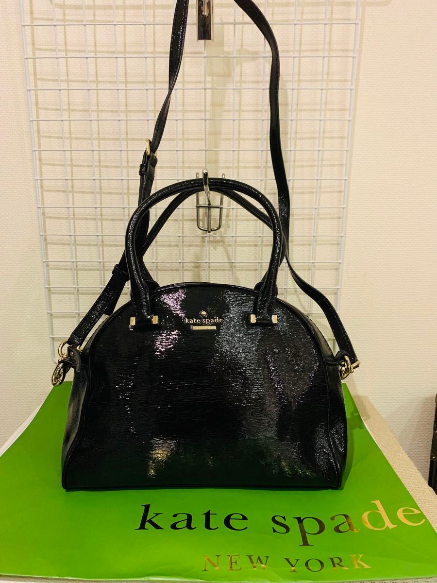 美品】kate spade ケイトスペード 2WAY ショルダーバッグ 美品】kate spade ケイトスペード 2WAY ショルダーバッグ
