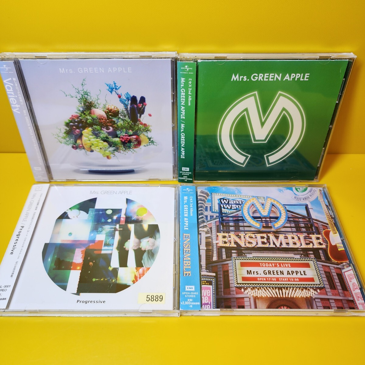 新品ケース交換済み Mrs GREEN APPLE CD4枚セット|Yahoo!フリマ 新品ケース交換済み Mrs GREEN APPLE CD4枚セット|Yahoo!フリマ