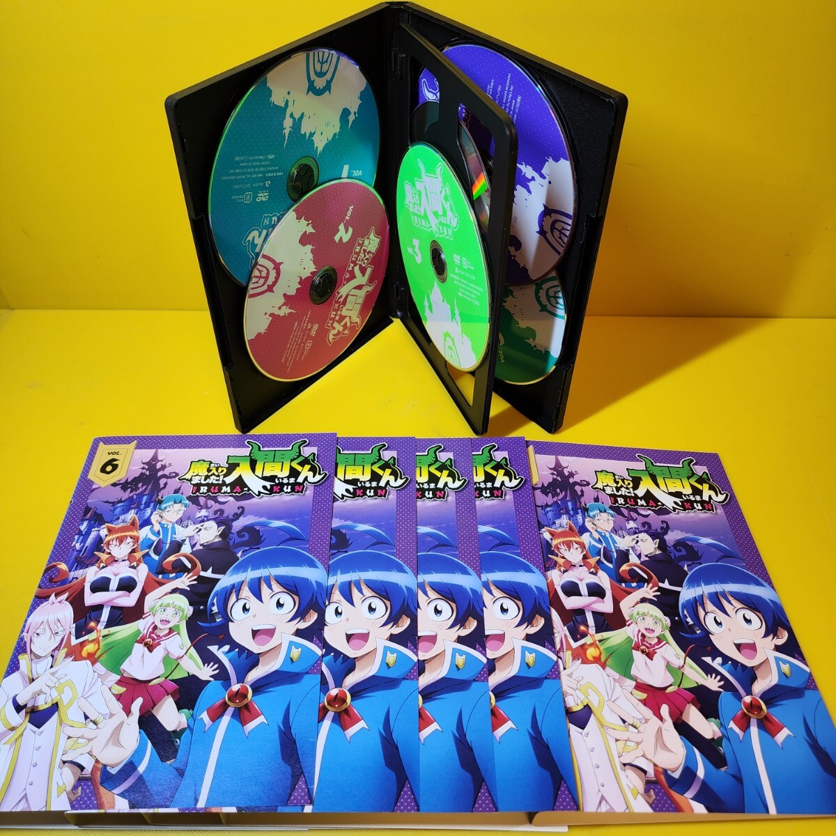 新品ケース交換済み 魔入りました! 入間くん 第1シーズン DVD 全6巻セット 新品ケース交換済み 魔入りました! 入間くん 第1シーズン DVD 全6巻セット