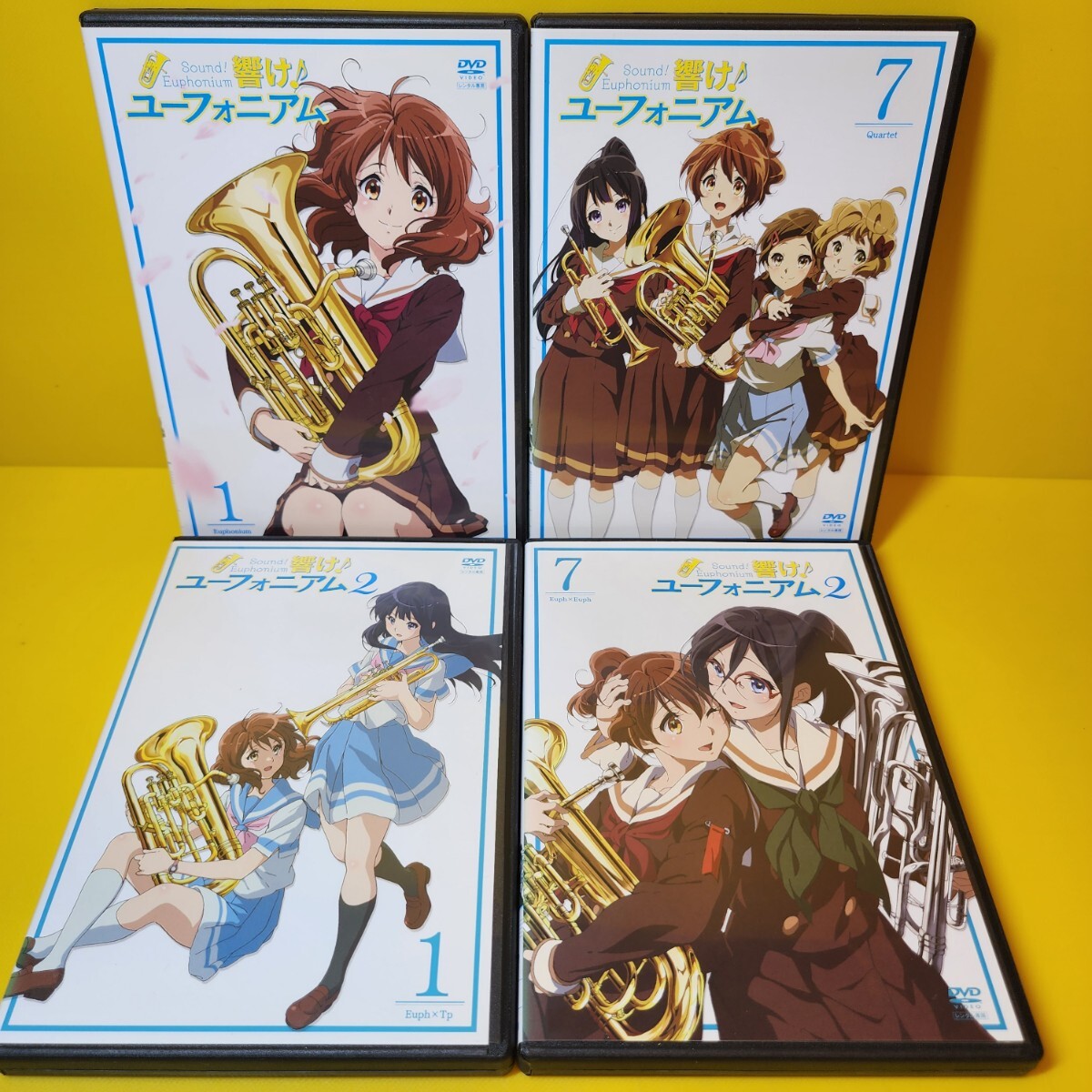 新品ケース交換済み 響け ユーフォニアム DVD 1期+2期全14巻 新品ケース交換済み 響け ユーフォニアム DVD 1期+2期全14巻