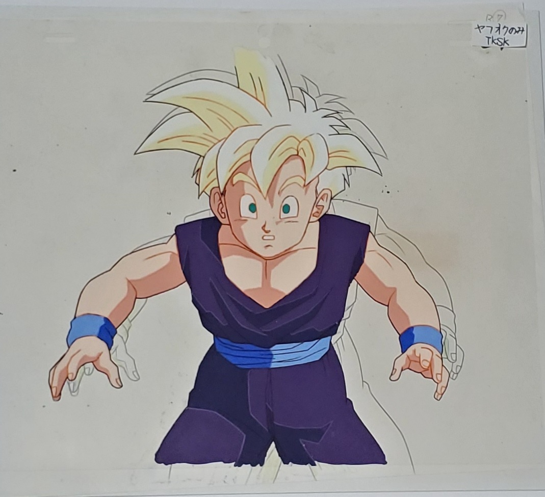 ドラゴンボールZ スーパーサイヤ人 孫悟飯 セル画(動画貼り付き ドラゴンボールZ スーパーサイヤ人 孫悟飯 セル画(動画貼り付き