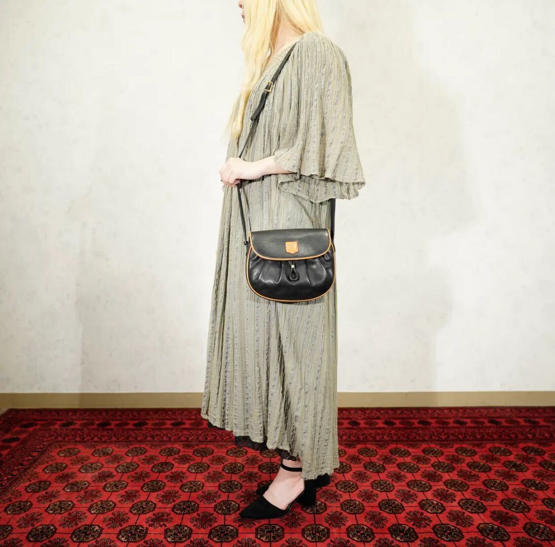 OLD CELINE MADE IN ITALY/オールドセリーヌロゴデザイン2トーン OLD CELINE MADE IN ITALY/オールドセリーヌロゴデザイン2トーン